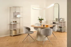 Boekenkast Varven Melamine Grijs Met Lades 114cm - Giga Living
