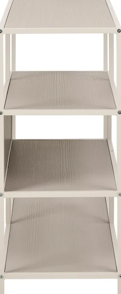 Boekenkast Varven Melamine Grijs Open 114cm - Giga Living