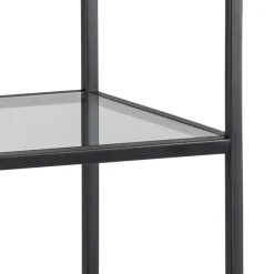 Boekenkast Vayen Glas Zwart 119,5cm - Giga Living