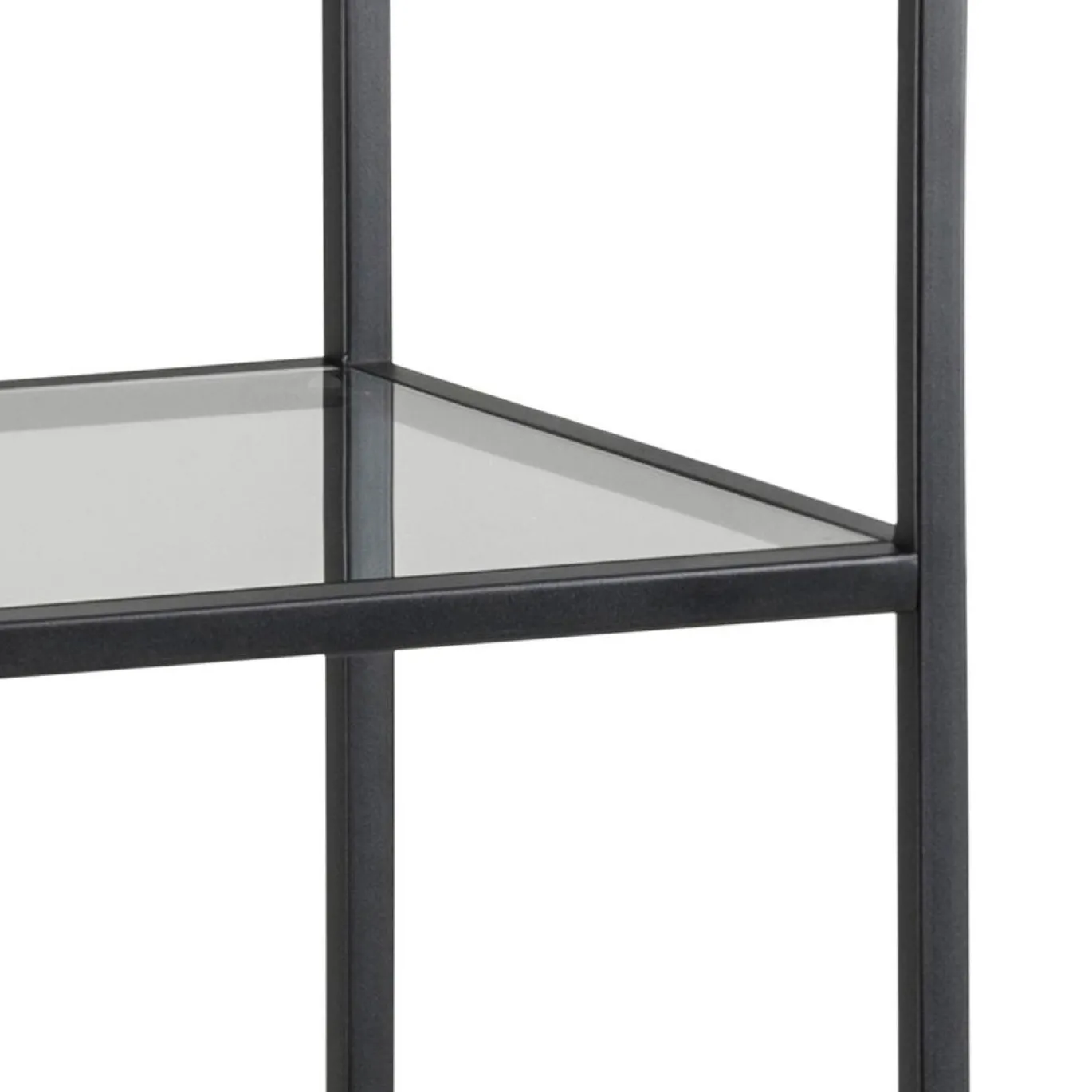 Boekenkast Vayen Glas Zwart 119,5cm - Giga Living
