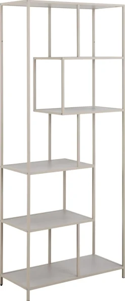 Boekenkast Vayen Grijs 77x185cm - Giga Living