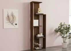 Boekenkast Wand Walnoot 160cm