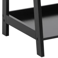 Boekenkast Zoster Mdf Zwart 180cm - Giga Living