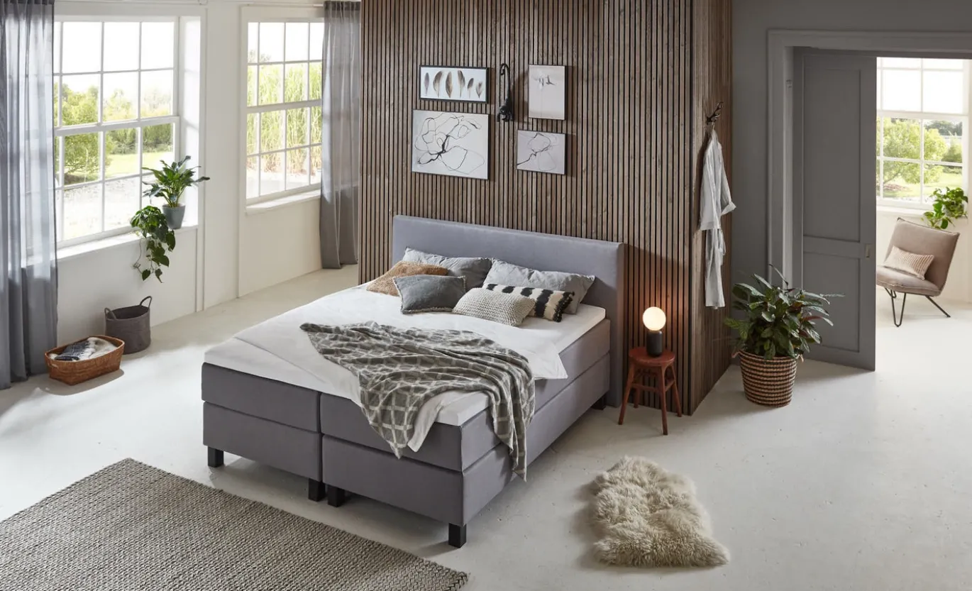 Boxspring V500 Zinc 160x200cm - Giga Meubel