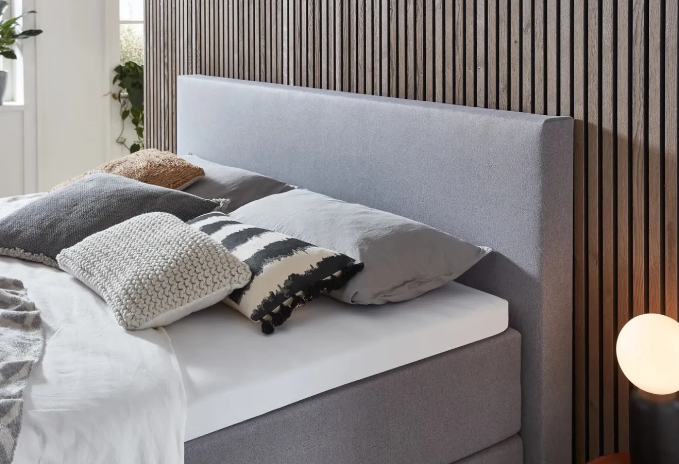 Boxspring V500 Zinc 180x200cm - Giga Meubel