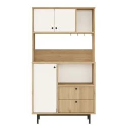 Buffetkast Roland Wit/Naturel 88x160cm