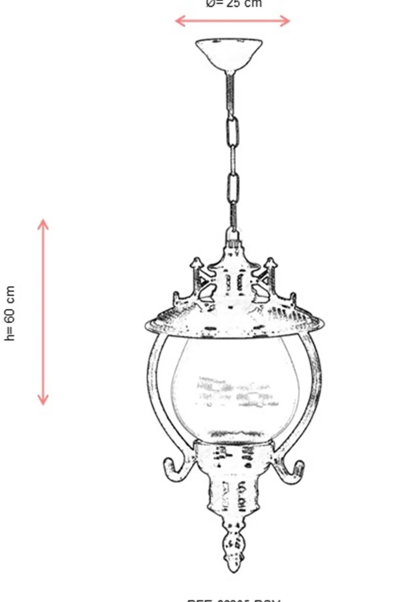 Buitenhanglamp Ria Zwart