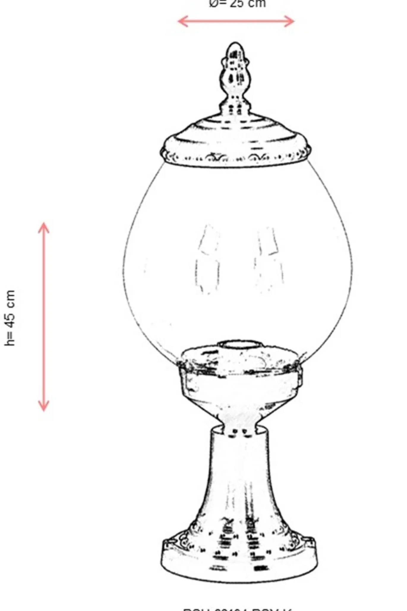 Buitenlamp Meffert Zwart