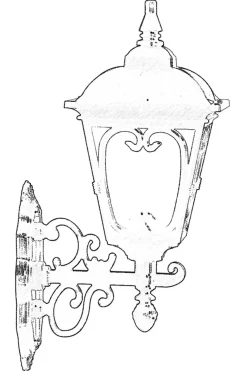 Buitenwandlamp Eva Zwart