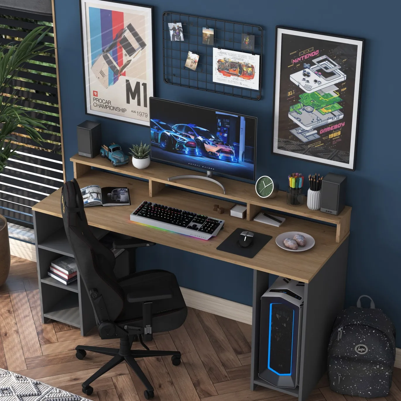 Bureau Aktas Walnoot/Antraciet