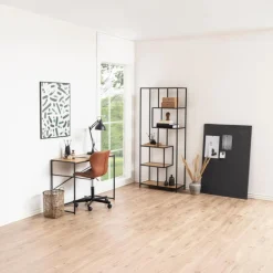 Bureau Bronx Naturel 100x45x75cm MDF - Giga Living