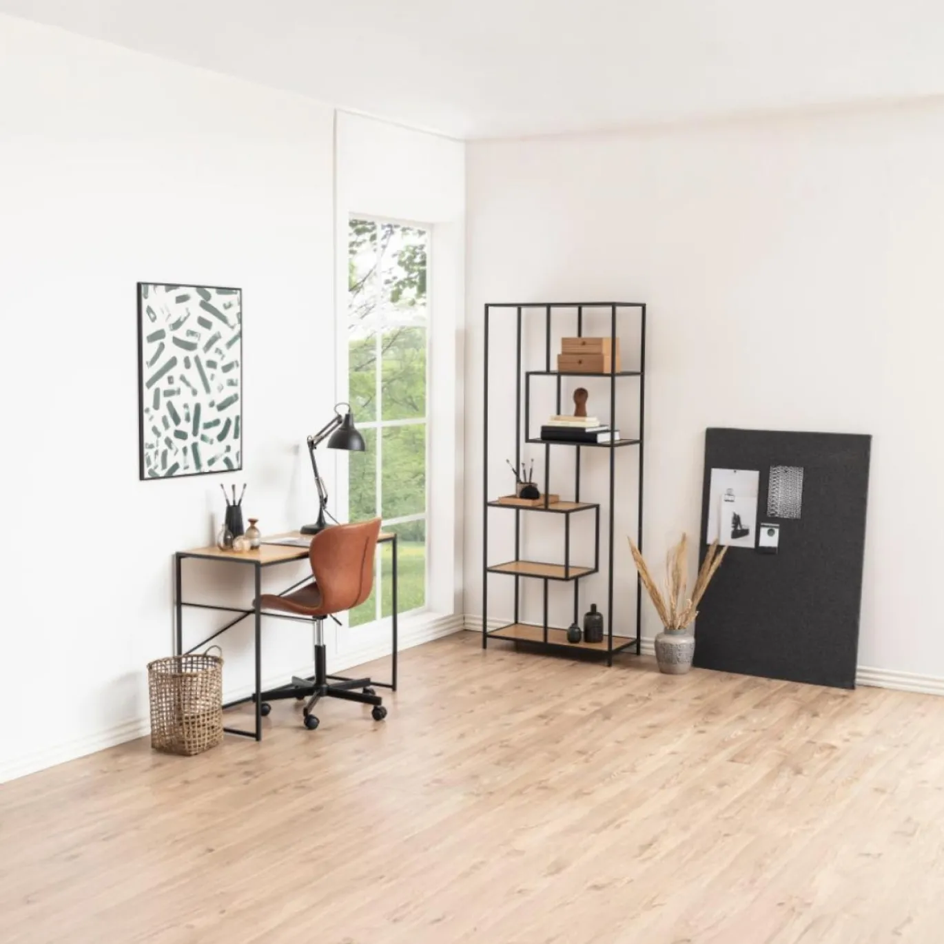 Bureau Bronx Naturel 100x45x75cm MDF - Giga Living