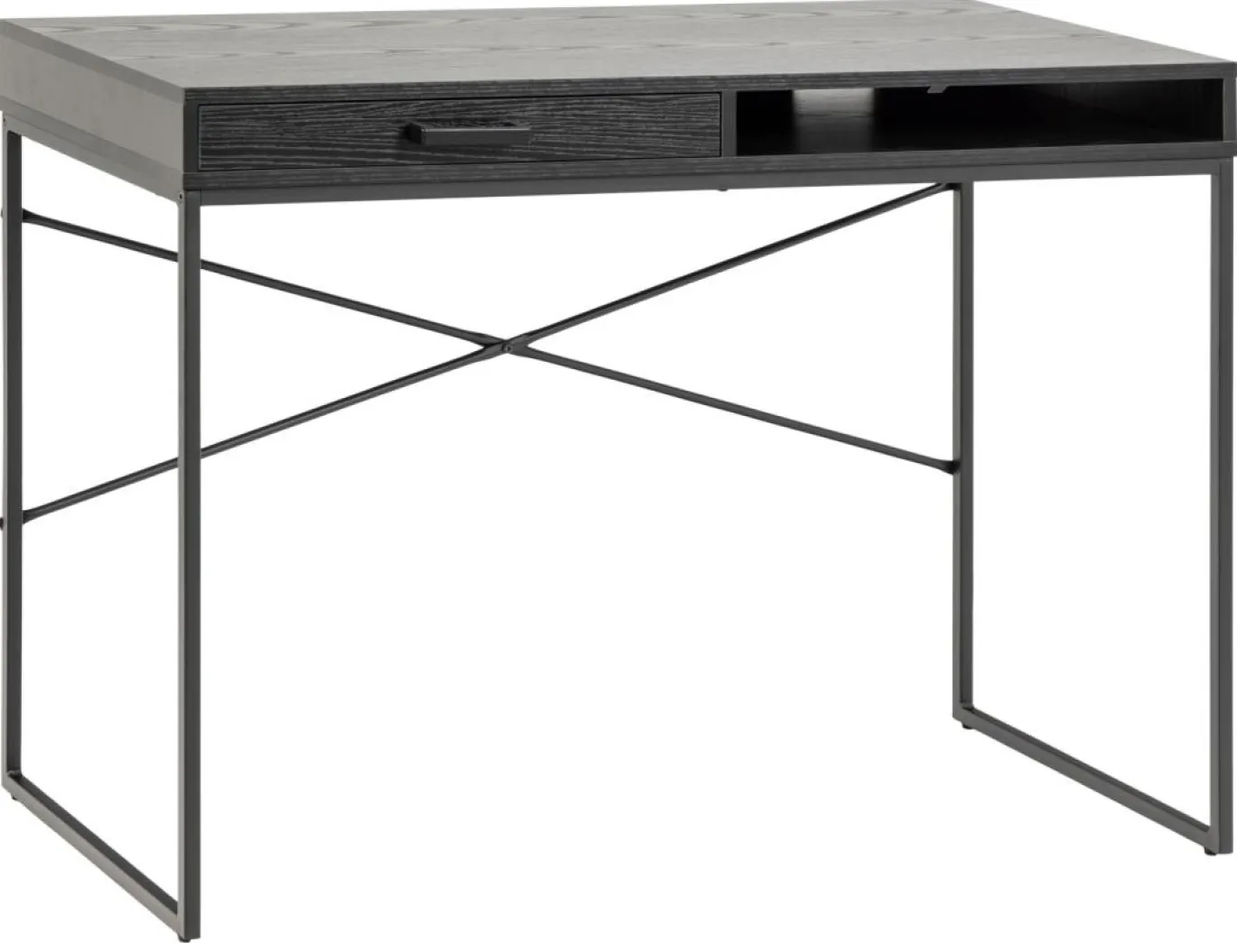 Bureau Bronx Zwart 110x45x75cm MDF - Giga Living