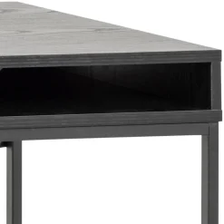 Bureau Bronx Zwart 110x45x75cm MDF - Giga Living