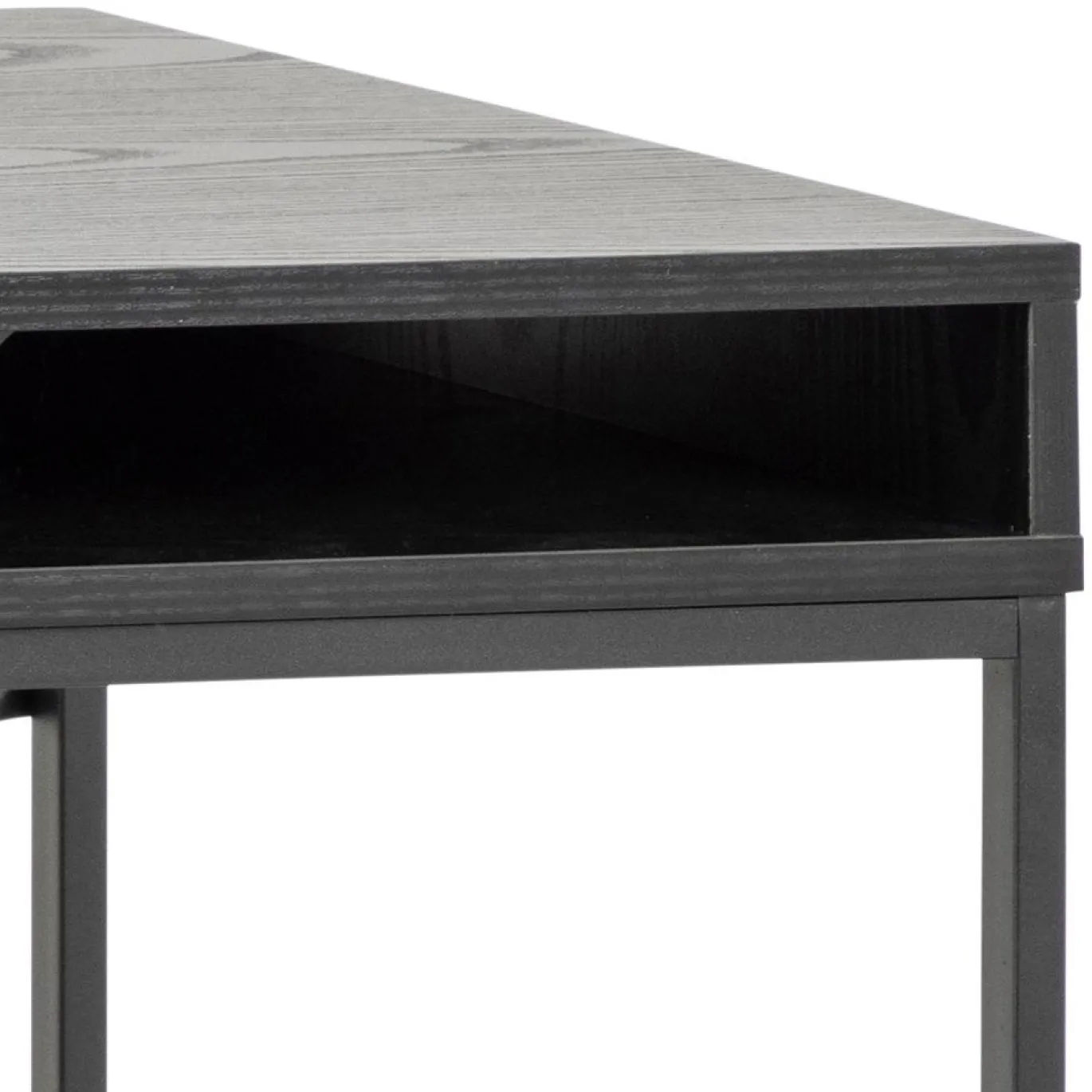 Bureau Bronx Zwart 110x45x75cm MDF - Giga Living
