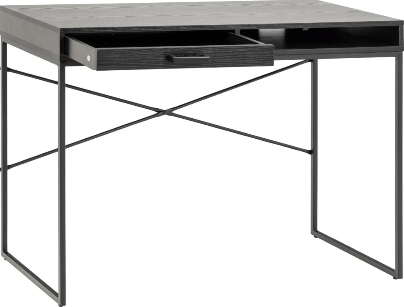 Bureau Bronx Zwart 110x45x75cm MDF - Giga Living
