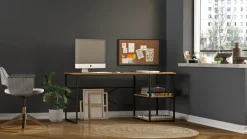 Bureau Demre Melamine Naturel 160cm