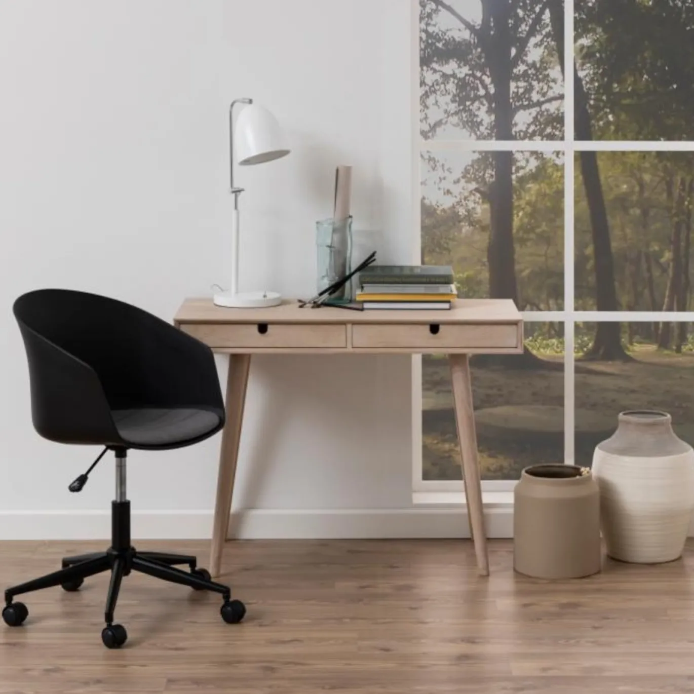 Bureau Dysta Eikenfineer 100cm - Giga Living