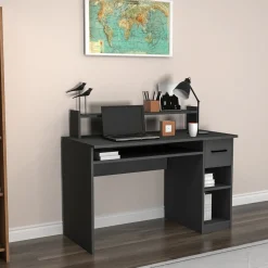 Bureau Eslem Antraciet 120cm