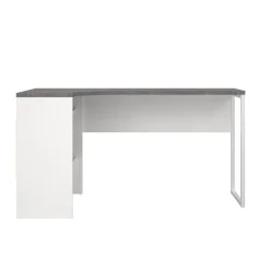 Bureau Function Plus 2 lades Wit/Oxid Beton - Giga Living