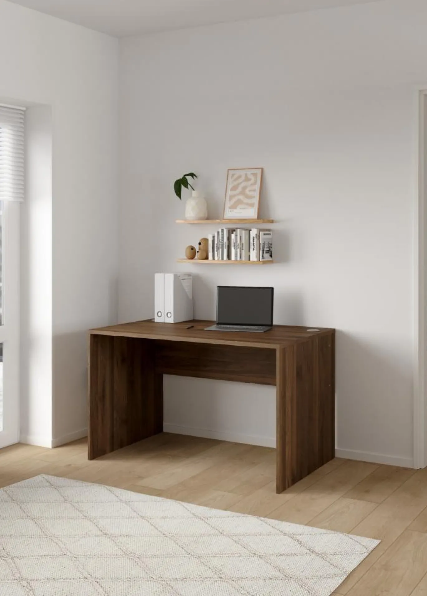 Bureau Function Plus Walnoot 120cm - Giga Living