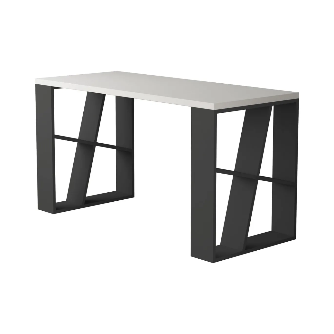 Bureau Honey Wit/Antraciet 140cm