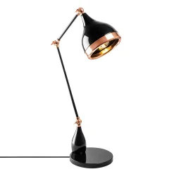 Bureaulamp Yildo Move Zwart/Koper