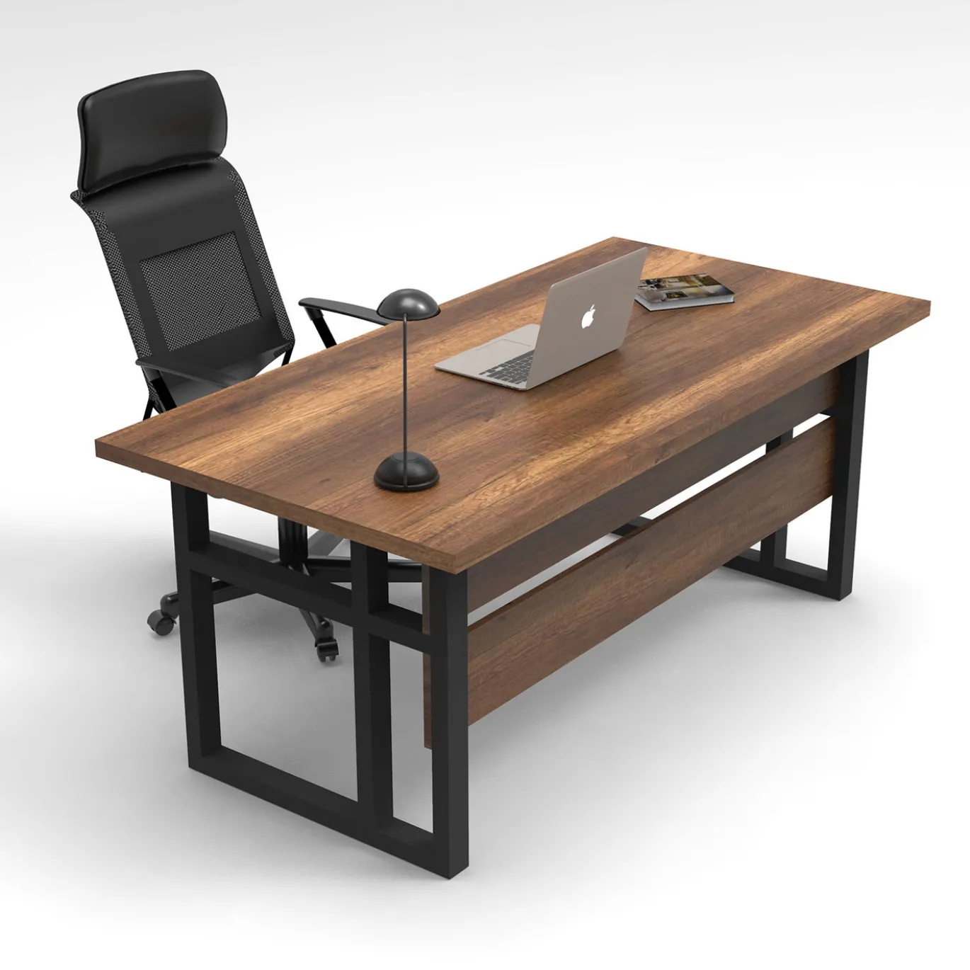 Bureau Martijn Walnoot 180cm