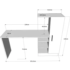 Bureau Nurhak Naturel/Wit