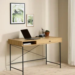 Bureau Pensacola Eiken Melamine 60x120cm - Giga Living
