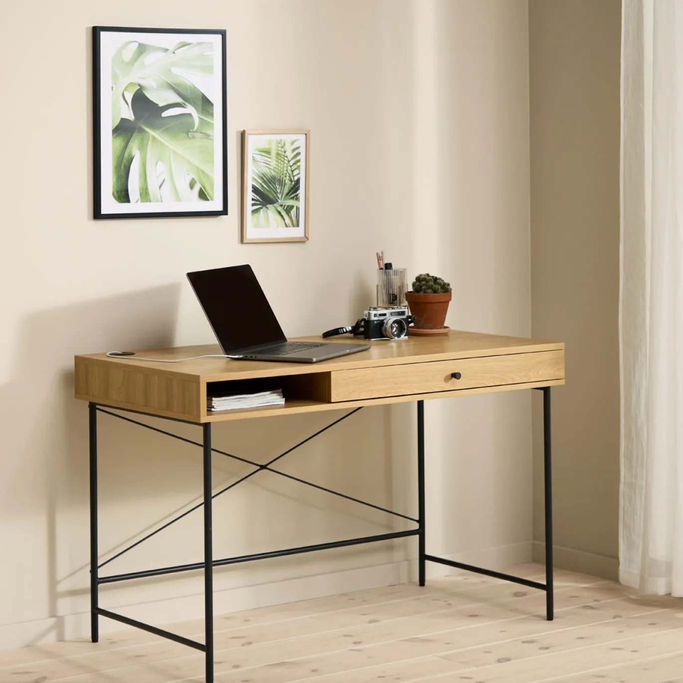 Bureau Pensacola Eiken Melamine 60x120cm - Giga Living