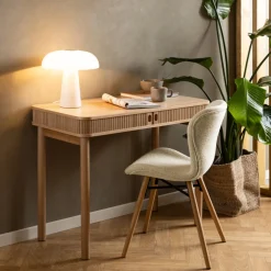 Bureau Rustam MDF Naturel 100cm - Giga Living