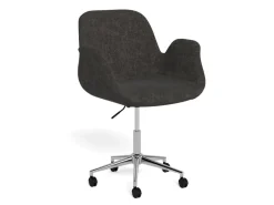 Bureaustoel Alira Met Armleuning Donkergrijs - Giga Living
