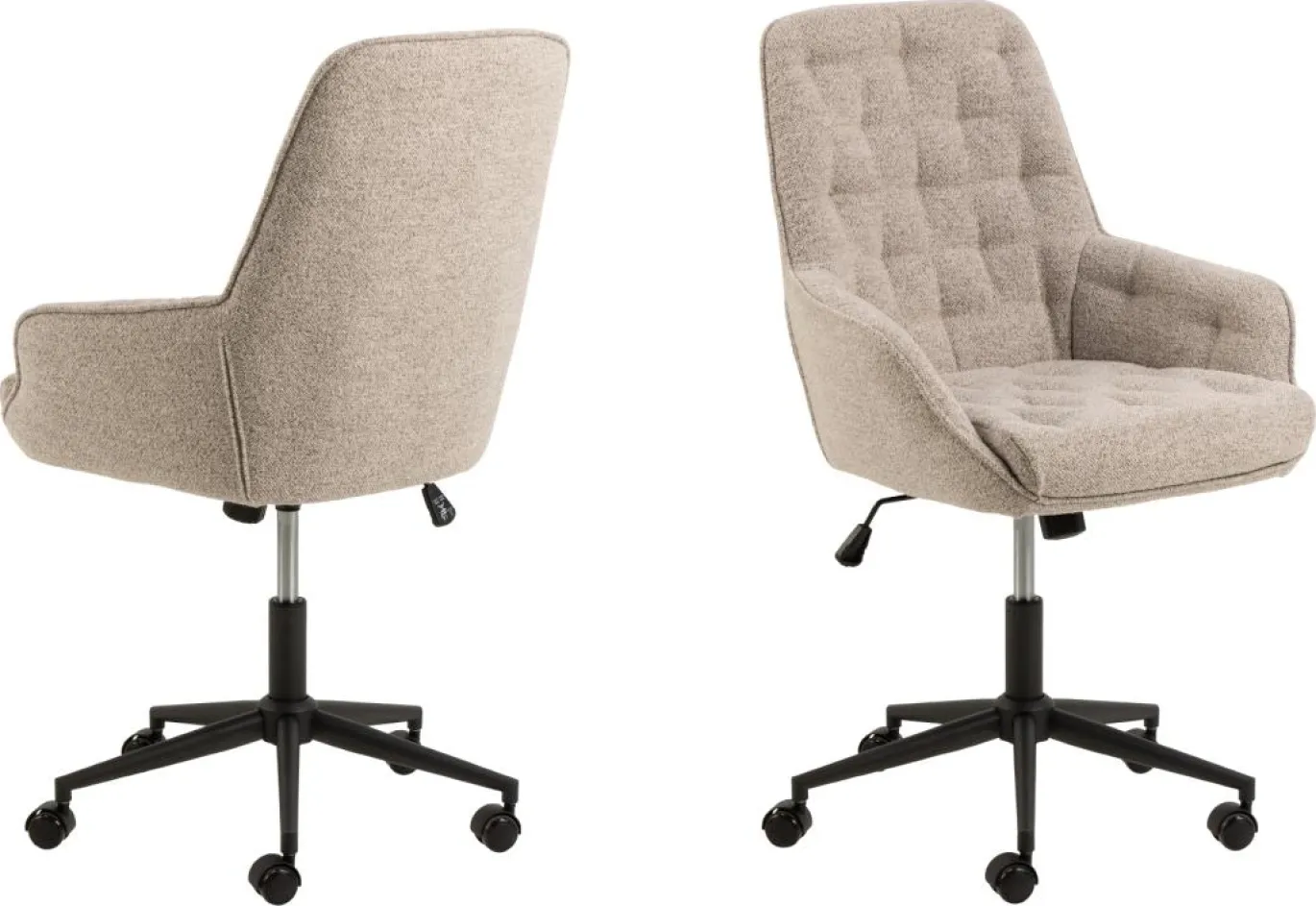 Bureaustoel Alleri Beige - Giga Living