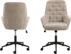 Bureaustoel Alleri Beige - Giga Living