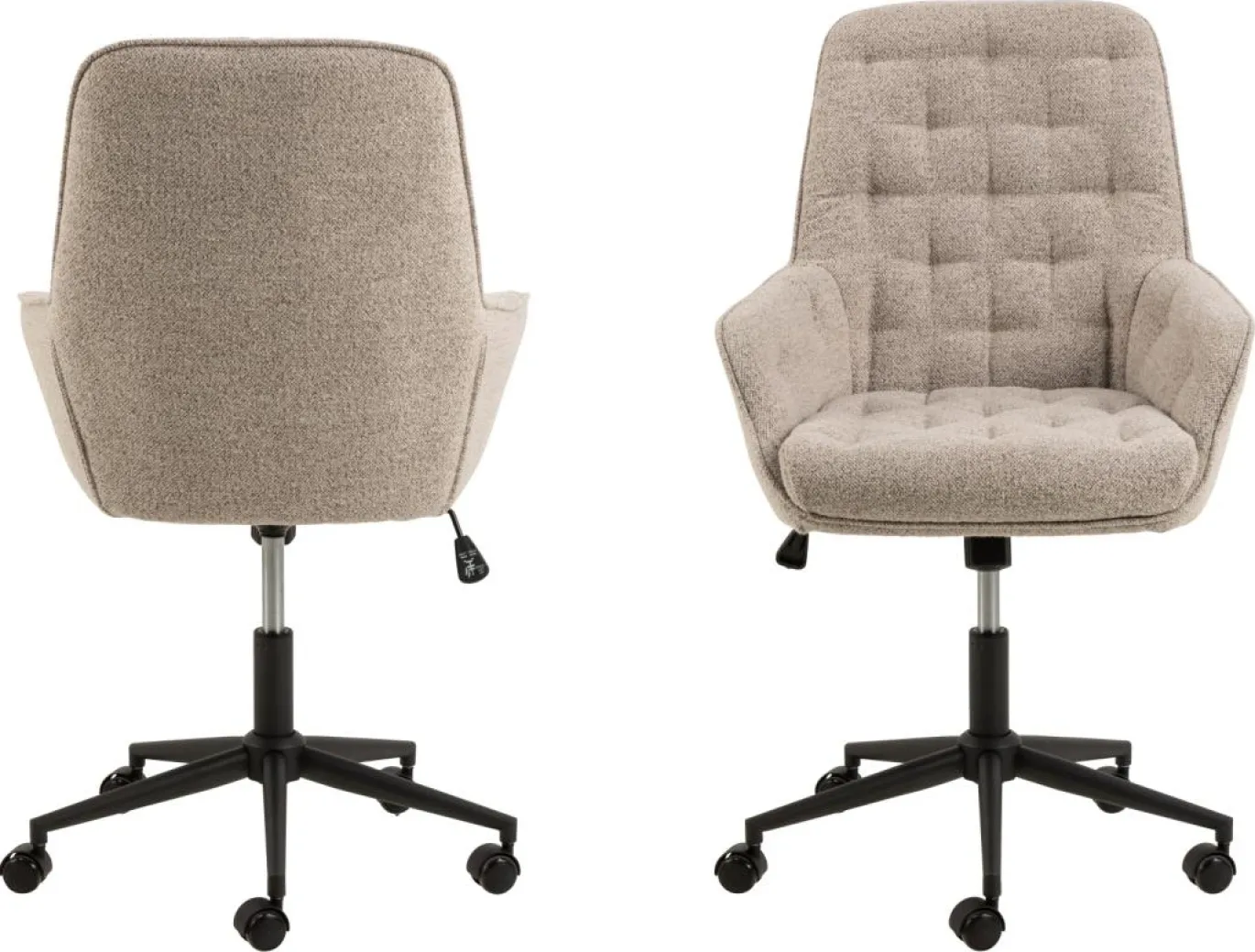 Bureaustoel Alleri Beige - Giga Living