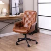 Bureaustoel Alleri Brandy Pu Retro - Giga Living