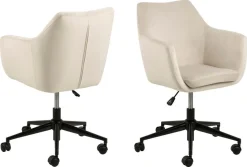 Bureaustoel Erica Beige - Giga Living