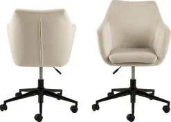 Bureaustoel Erica Beige - Giga Living