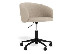 Bureaustoel Lara Met Armleuning Basel Beige - Giga Living