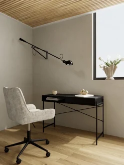 Bureaustoel Logan Met Armleuning Juto Beige - Giga Living