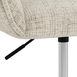 Bureaustoel Logan Met Armleuning Juto Beige - Giga Living