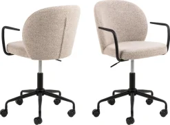 Bureaustoel Santiago Beige - Giga Living