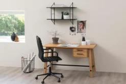 Bureaustoel Wistra Zwart Pu - Giga Living