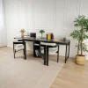 Bureau Twin Antraciet 240cm