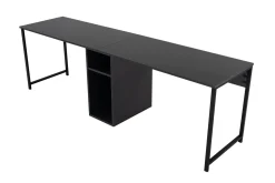 Bureau Twin Antraciet 240cm