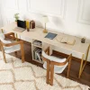 Bureau Twin Travertinlook 240cm