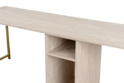 Bureau Twin Travertinlook 240cm