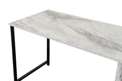 Bureau Twin Wit Marmerlook 240cm