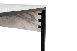 Bureau Twin Wit Marmerlook 240cm